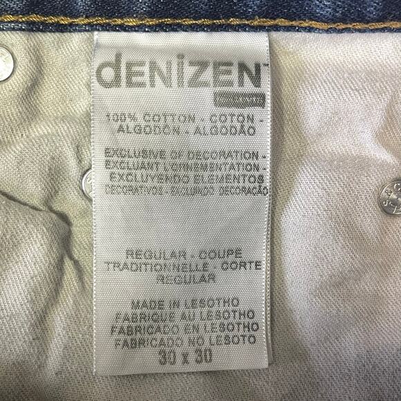 Levi’s Denizen 236 regular fit blue denim jeans straight leg 5 pocket women’s 30 - Picture 4 of 5